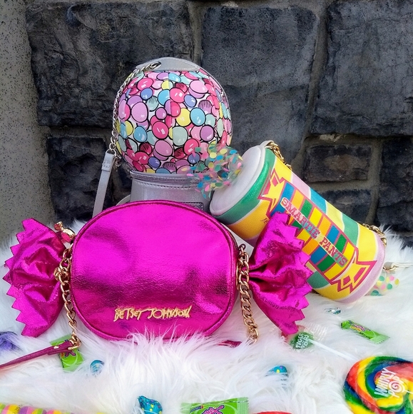 Betsey Johnson Handbags - SMARTIES SOLD Betsey Johnson Smarties Gumball Machine Candy Wrapper Bundle